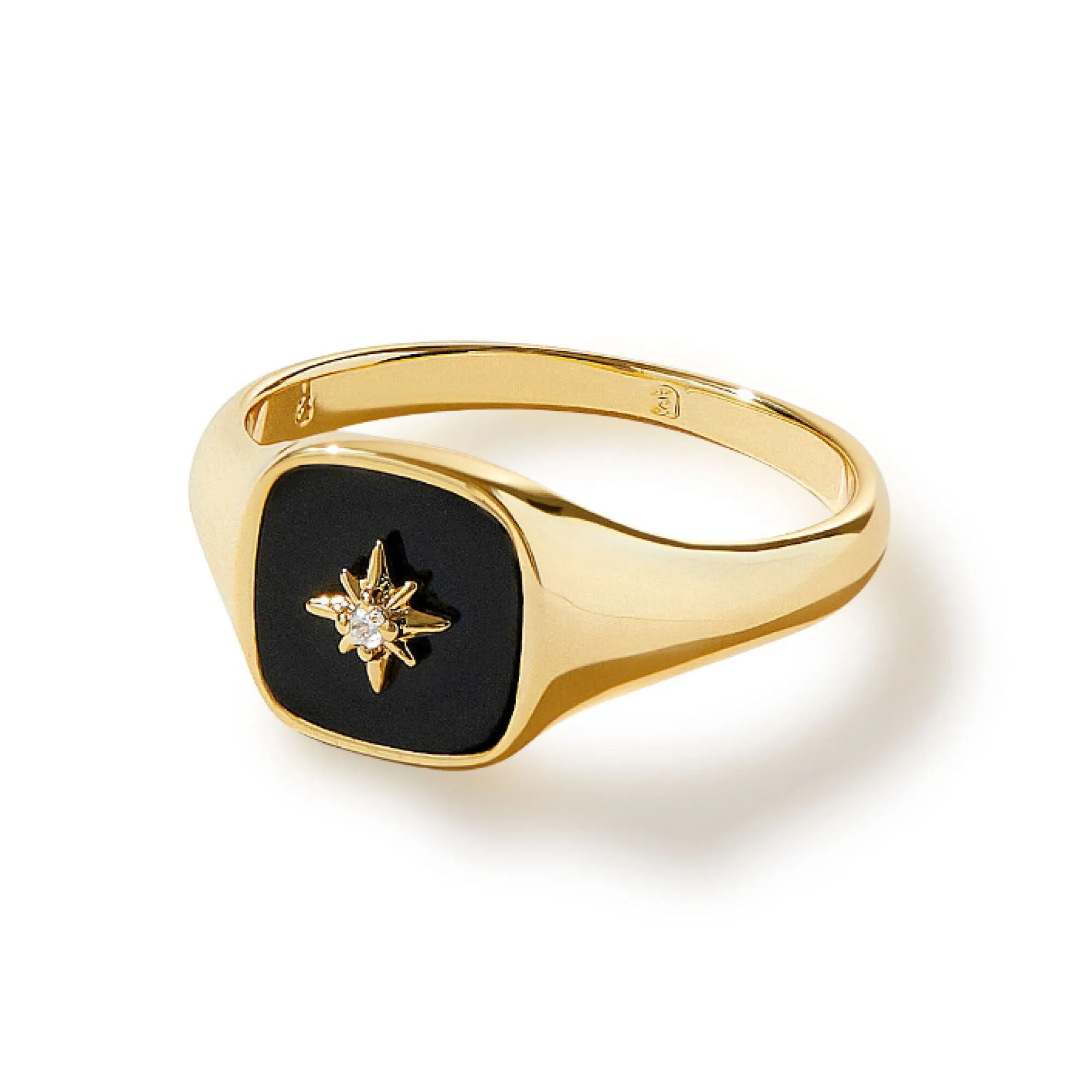 Amara Gold Signet Ring