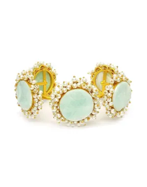 Amazonite Bloom Cuff