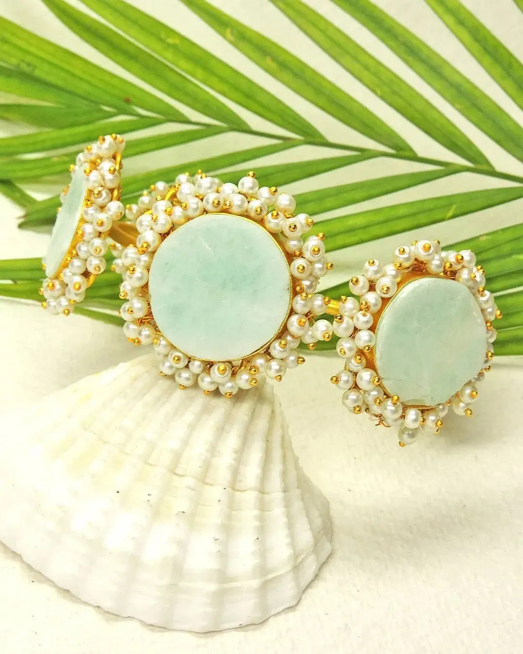 Amazonite Bloom Cuff