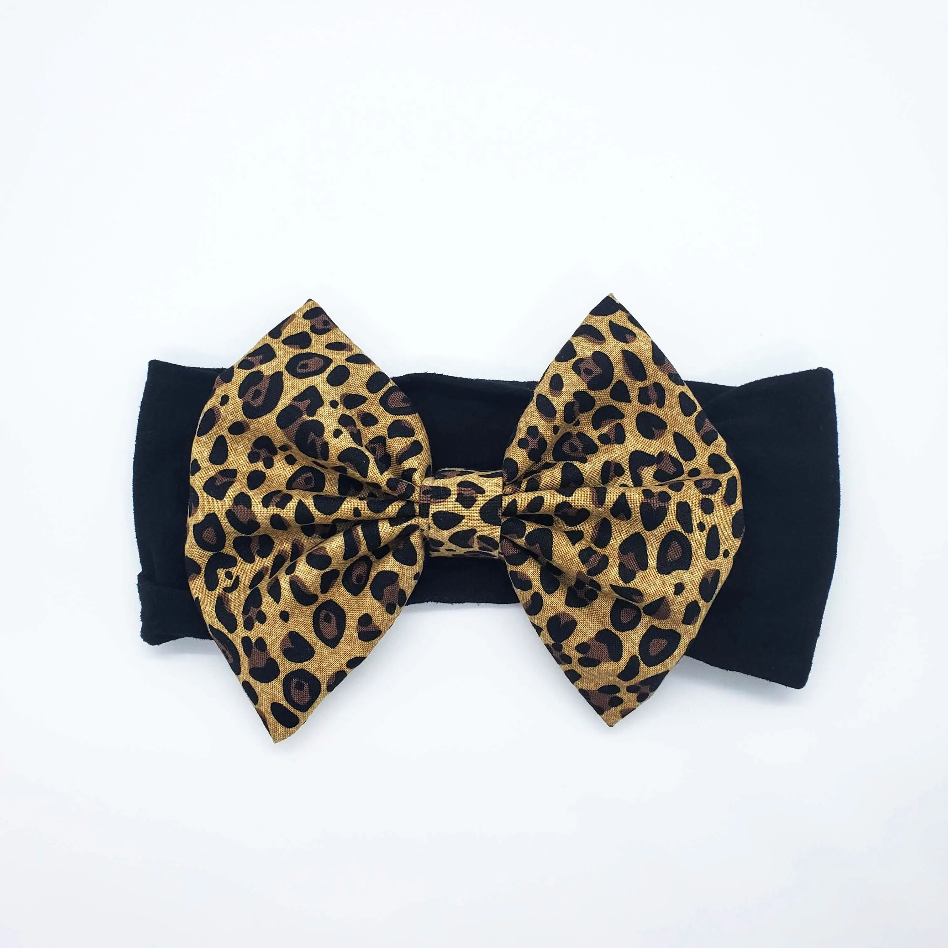 Animal print Baby Headband Bow