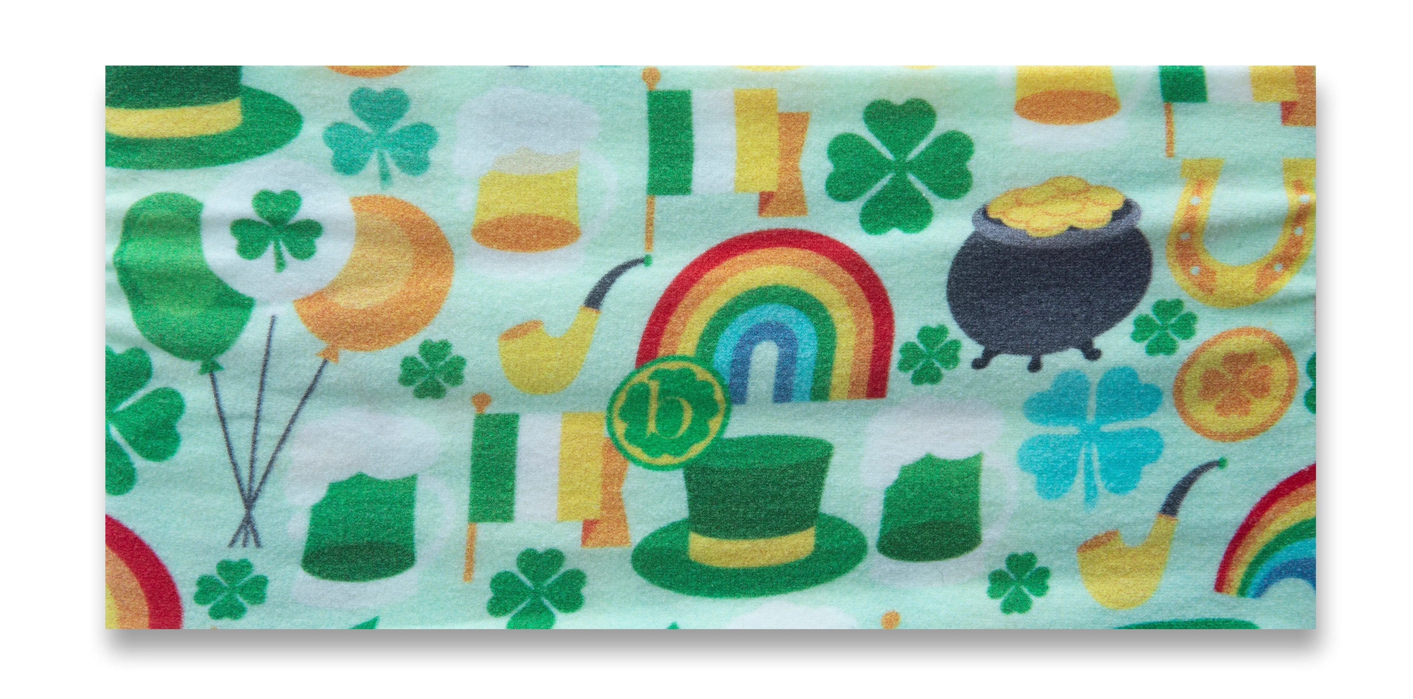 Baby Bling Paddy's Party Printed Knot Headband