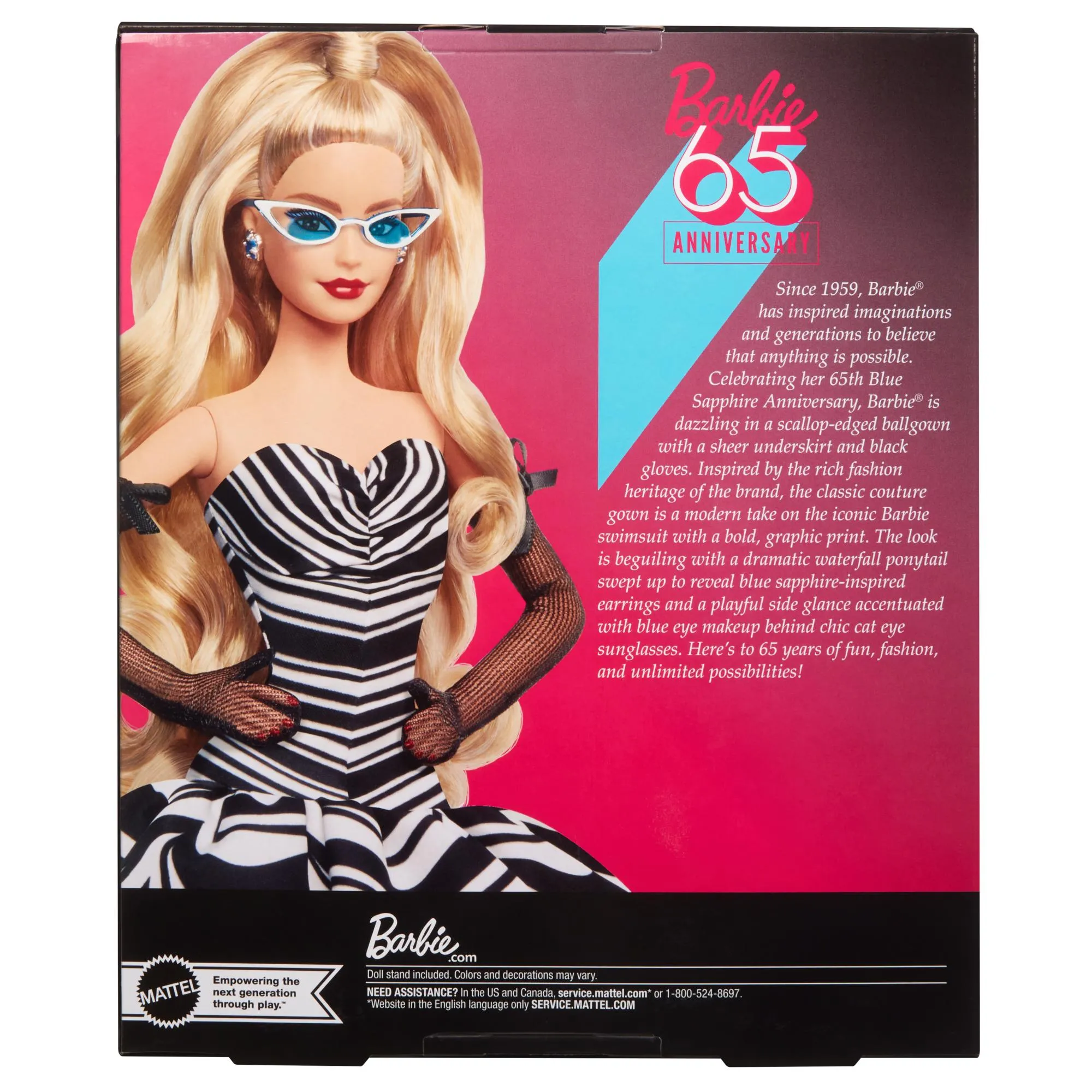 Barbie Signature 65th Blue Sapphire Anniversary Doll - Blonde