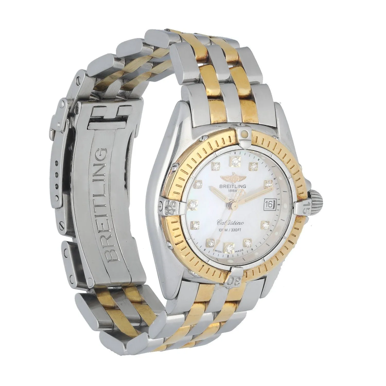 Breitling Callistino D52045 Diamond Dial Ladies Watch