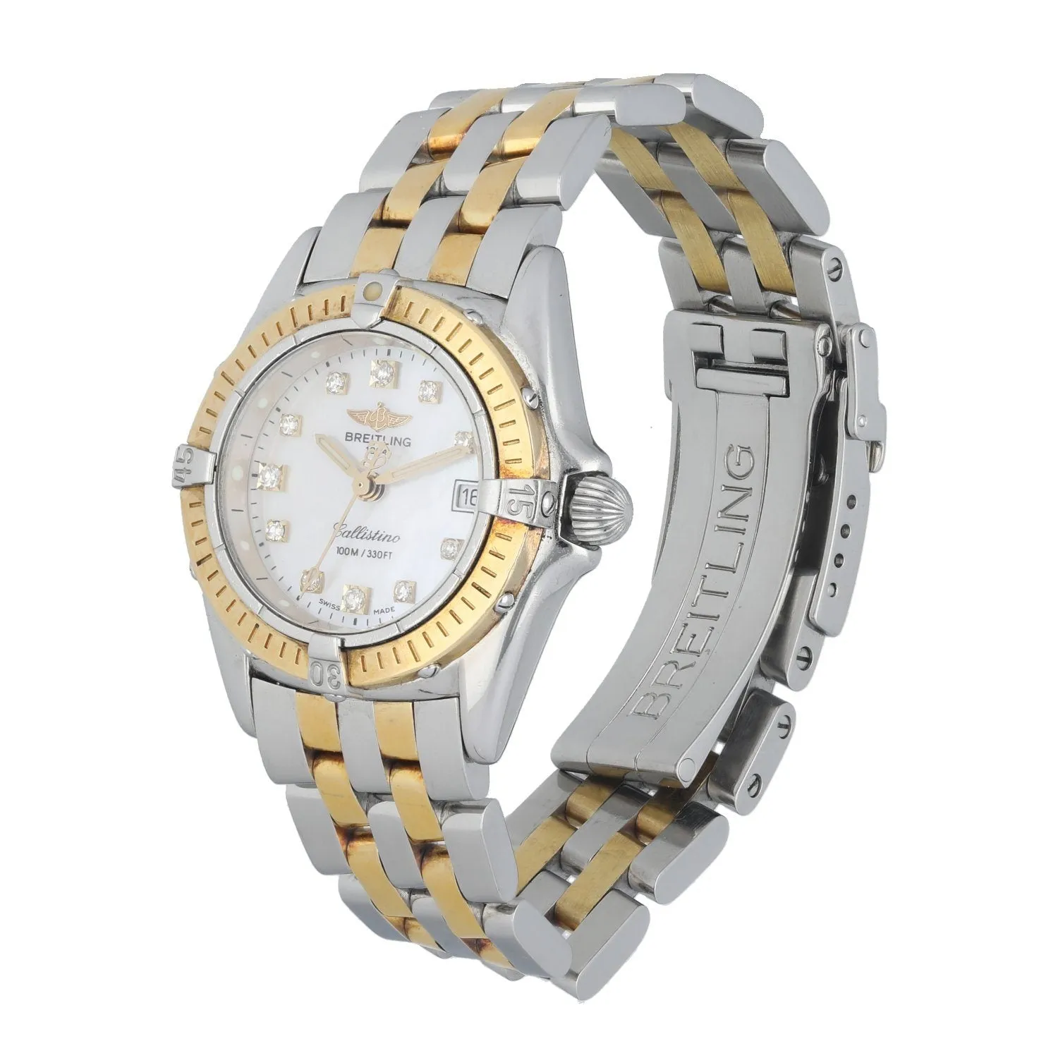 Breitling Callistino D52045 Diamond Dial Ladies Watch