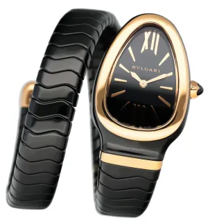 Bvlgari Serpenti 102735 Ceramic 18K Rose Gold Ladies Watch