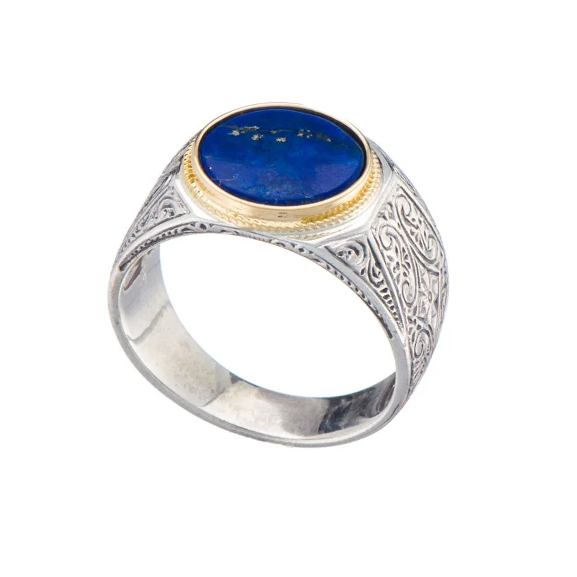 Cabochon Circle Club Ring