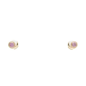 Cartier D'Amour Earrings Pink Gold Pink Sapphire