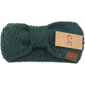 C.C Chevron Knot Headband Deep Pine