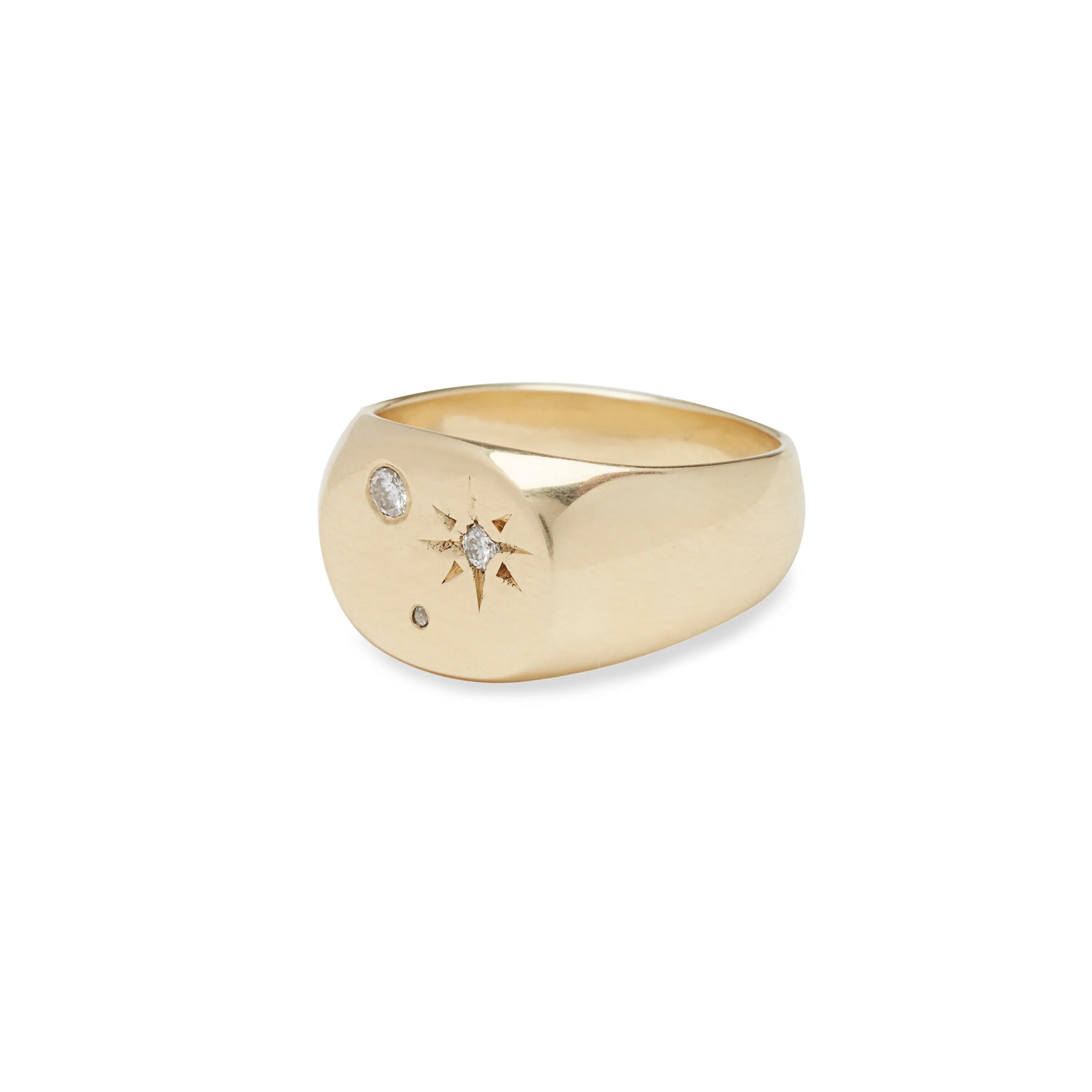 Celestial Seal Signet Ring in Gold