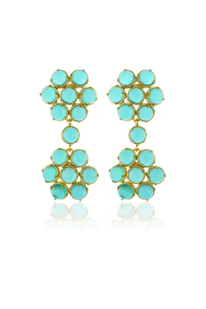 CYBELE EARRINGS IN EMERALD GREEN