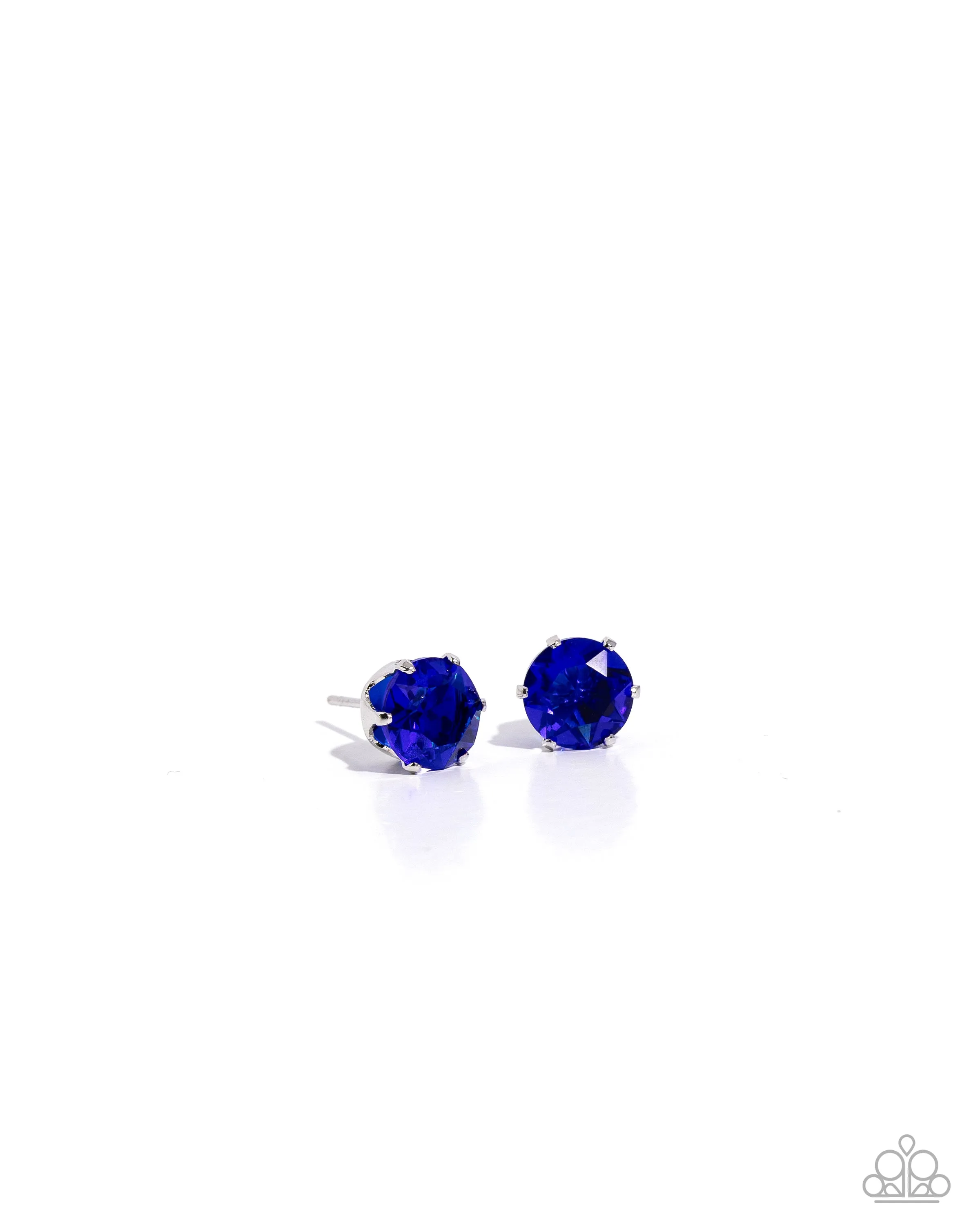 Earrings Breathtaking Birthstone - Blue POST E3017