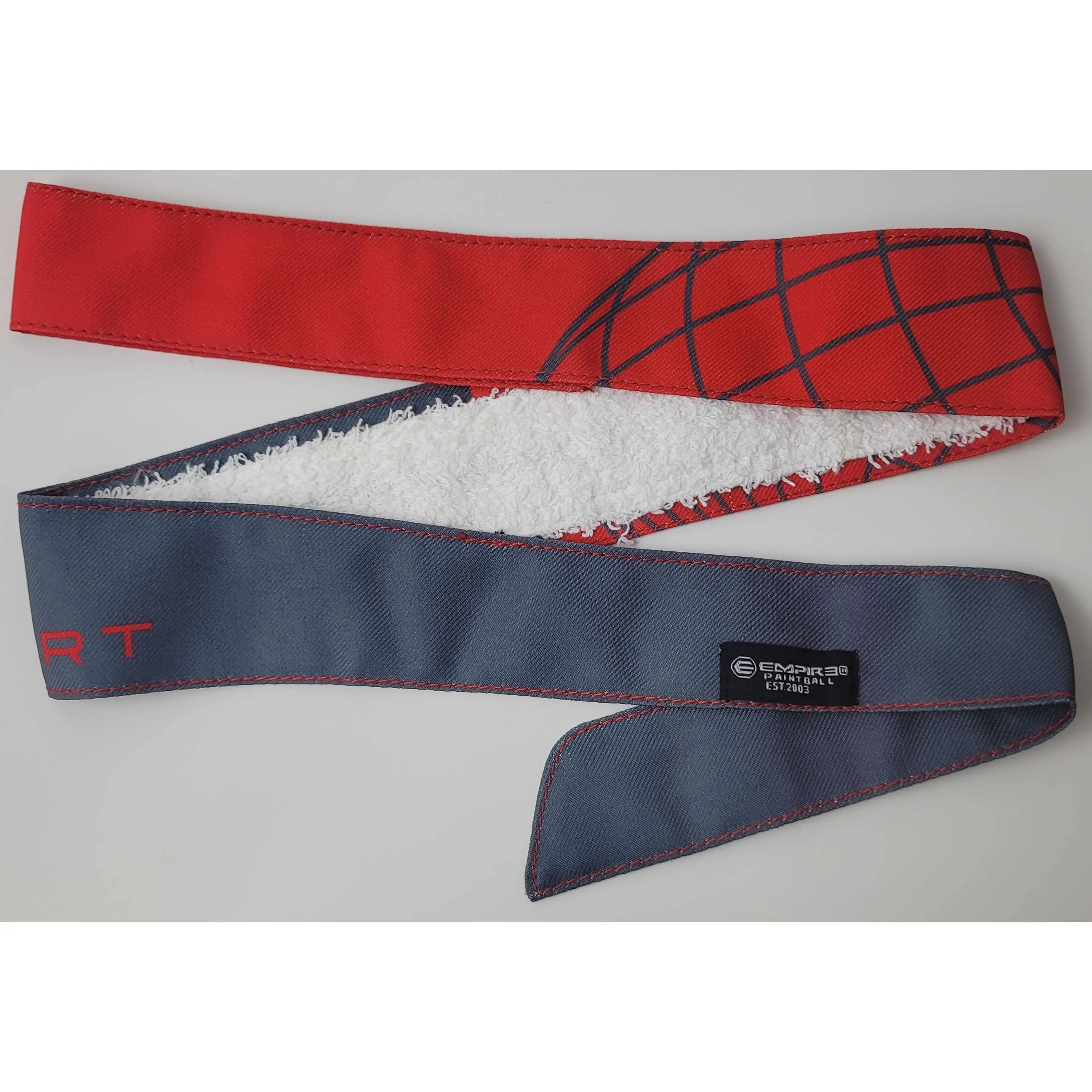 Empire Headband - Spring Collection - Grey / Red