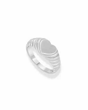 Este Heart Signet Ring