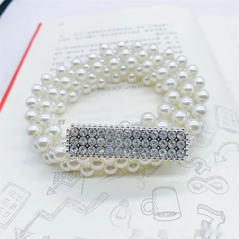 Fashion Jewelry Women's White Pearl Waist Chain Decoration