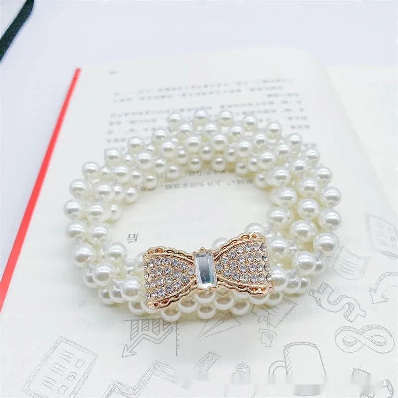 Fashion Jewelry Women's White Pearl Waist Chain Decoration