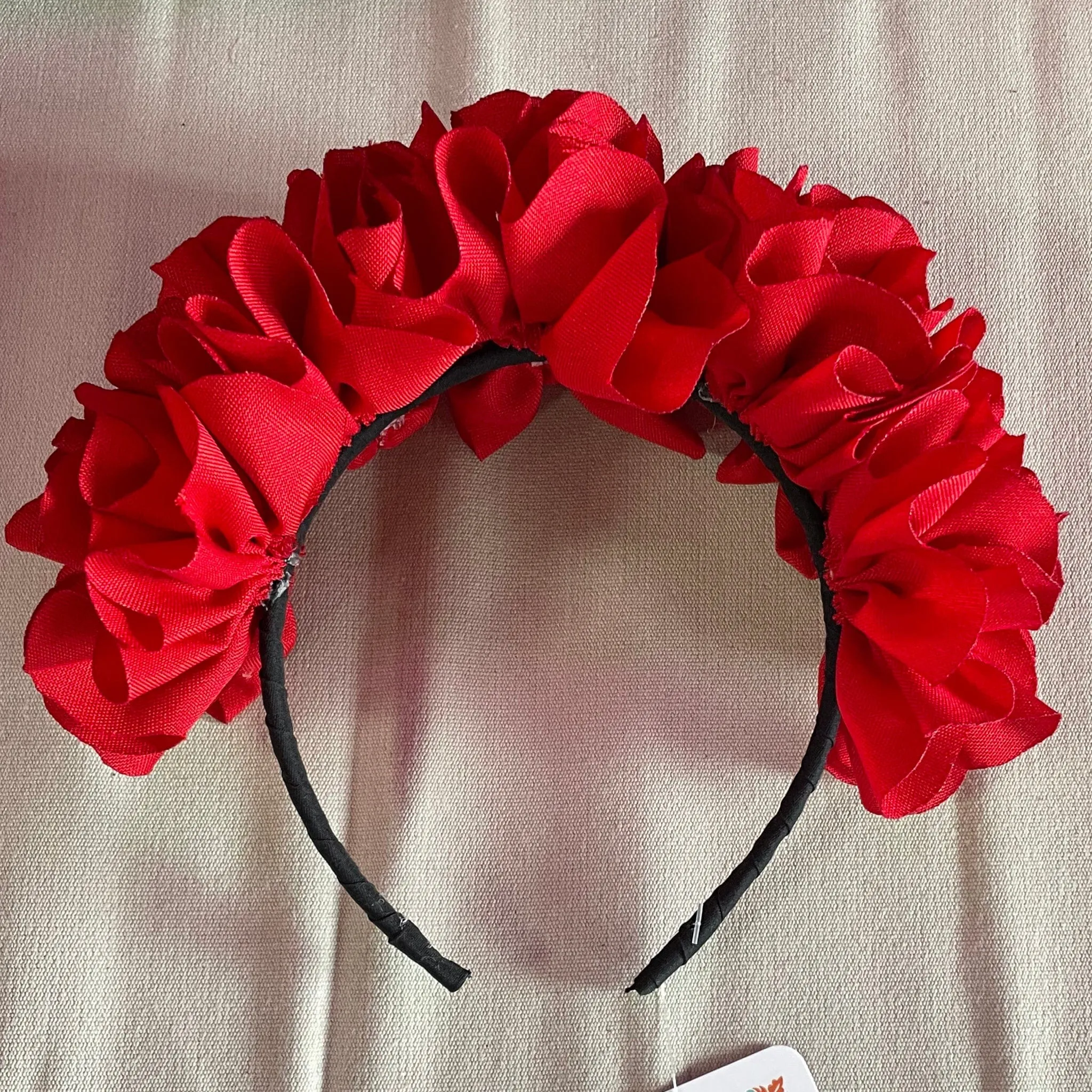 Floral Ribbon Headband - Child