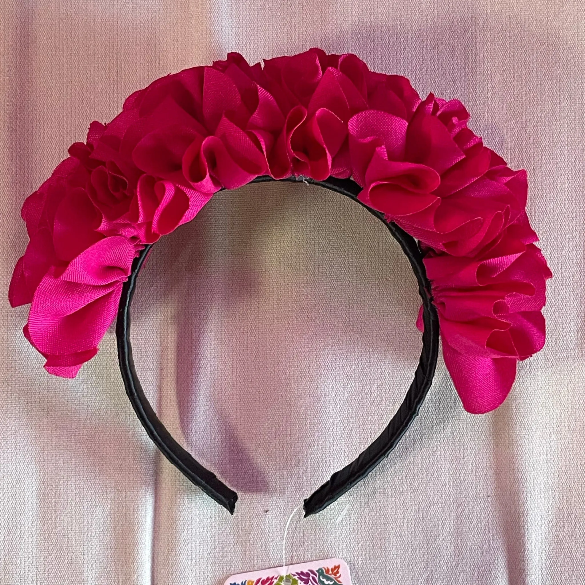 Floral Ribbon Headband - Child