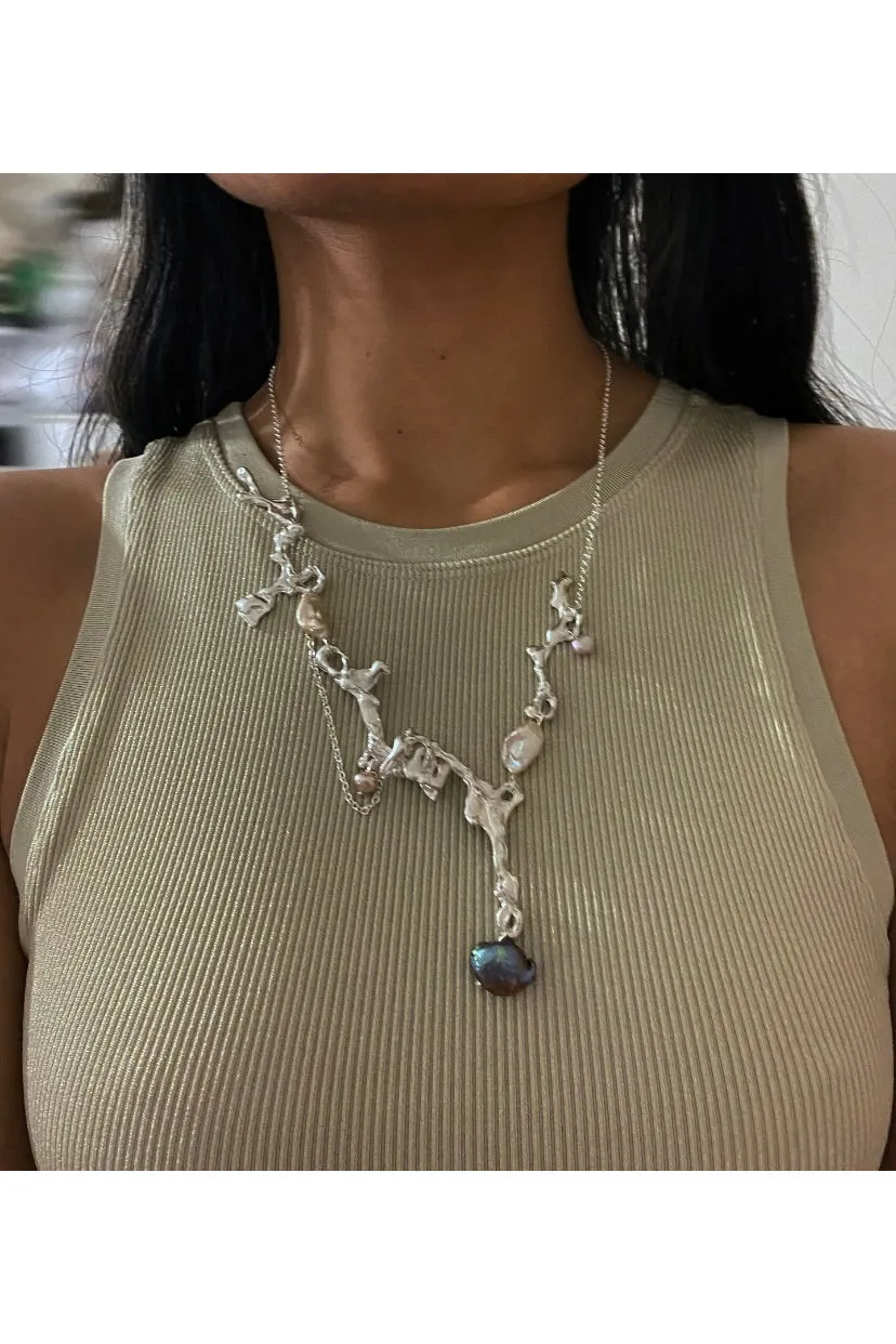 Fluid Erosion Necklace