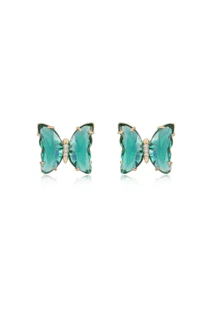 Flutter Away Crystal Earrings