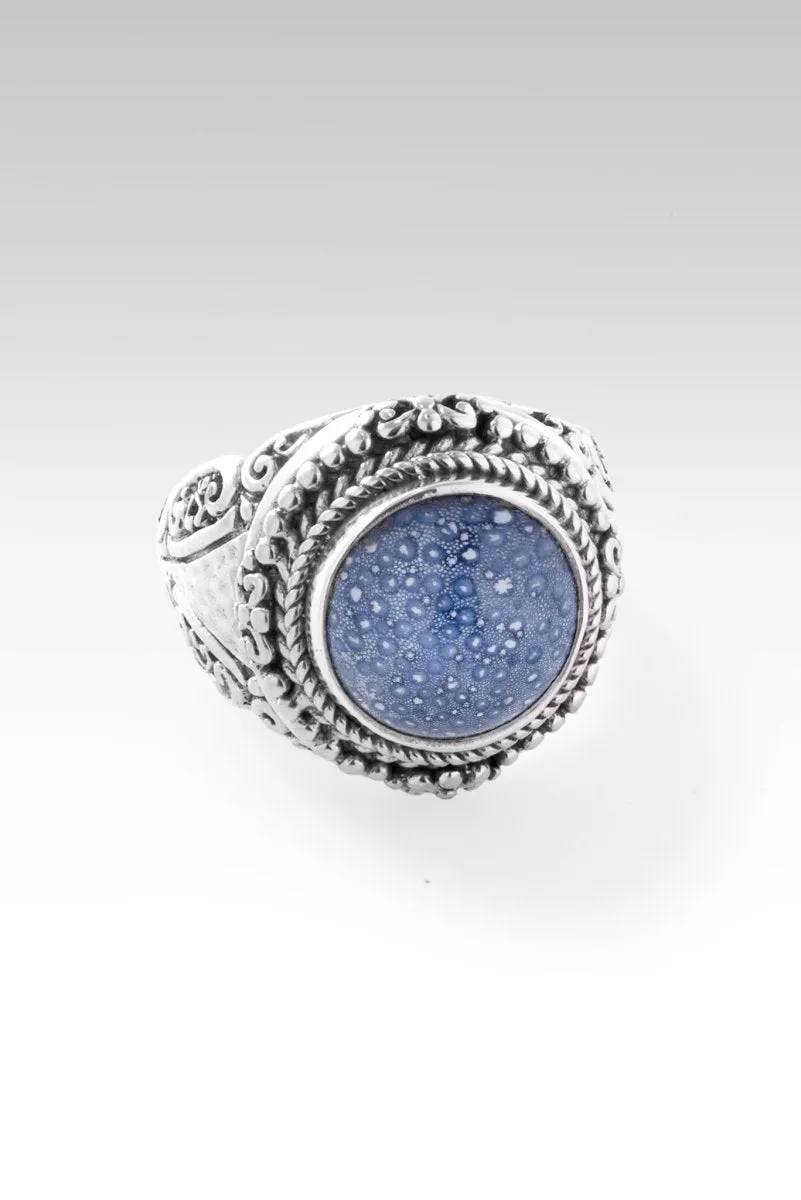 Good Hope Ring™ in Blue Sponge Coral