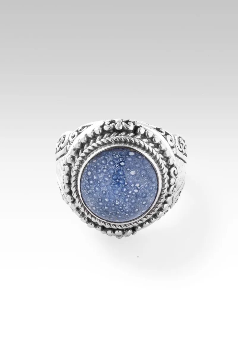 Good Hope Ring™ in Blue Sponge Coral