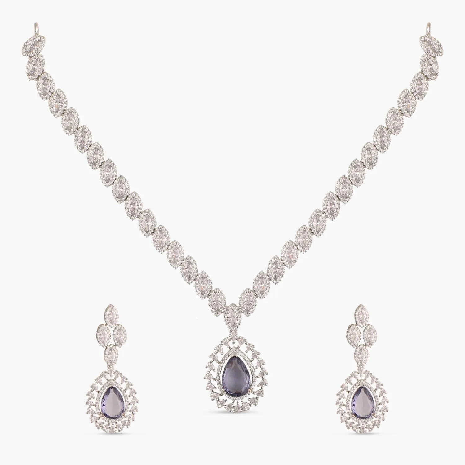 Hala Nakshatra CZ Necklace Set