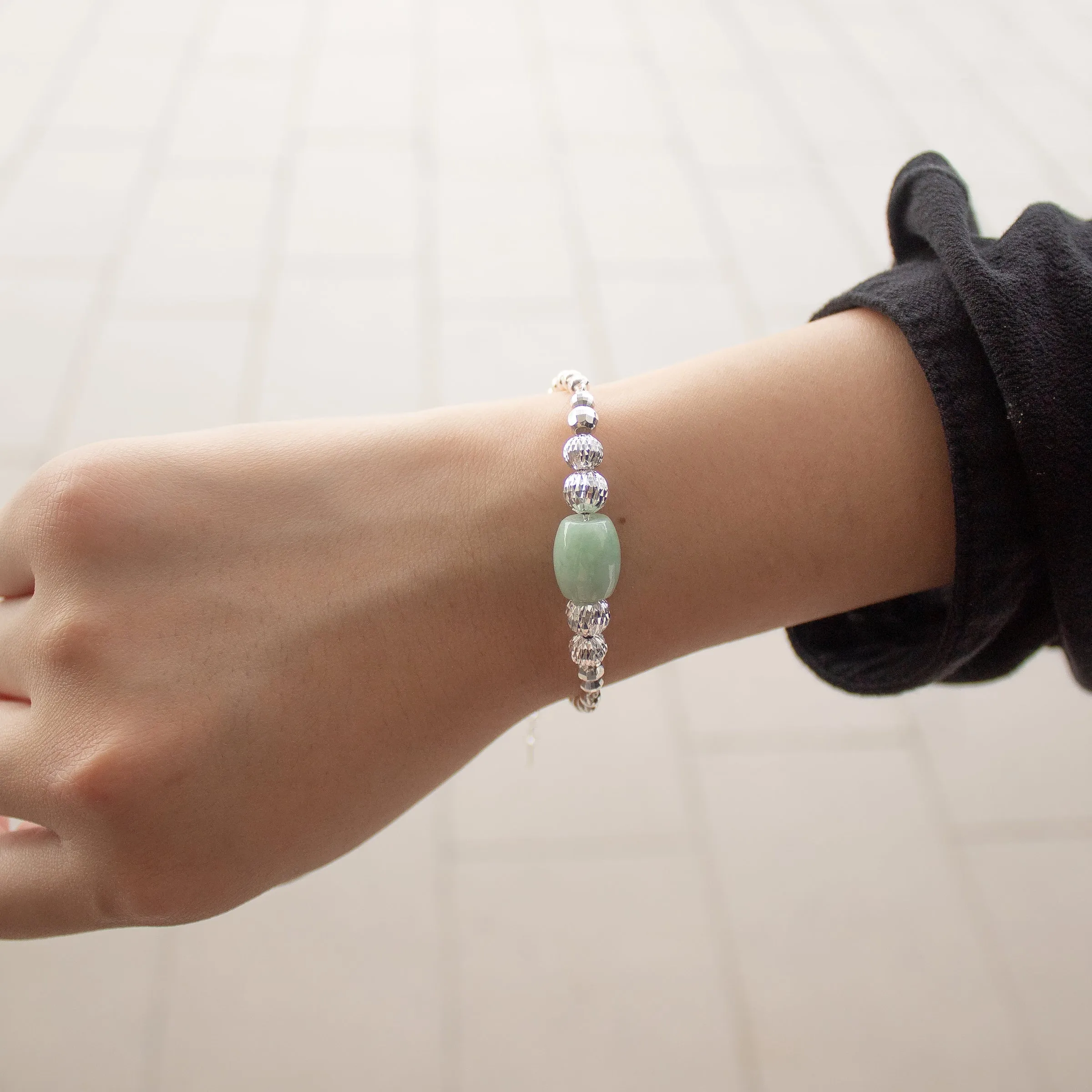 Jade with Beaded Bracelet I