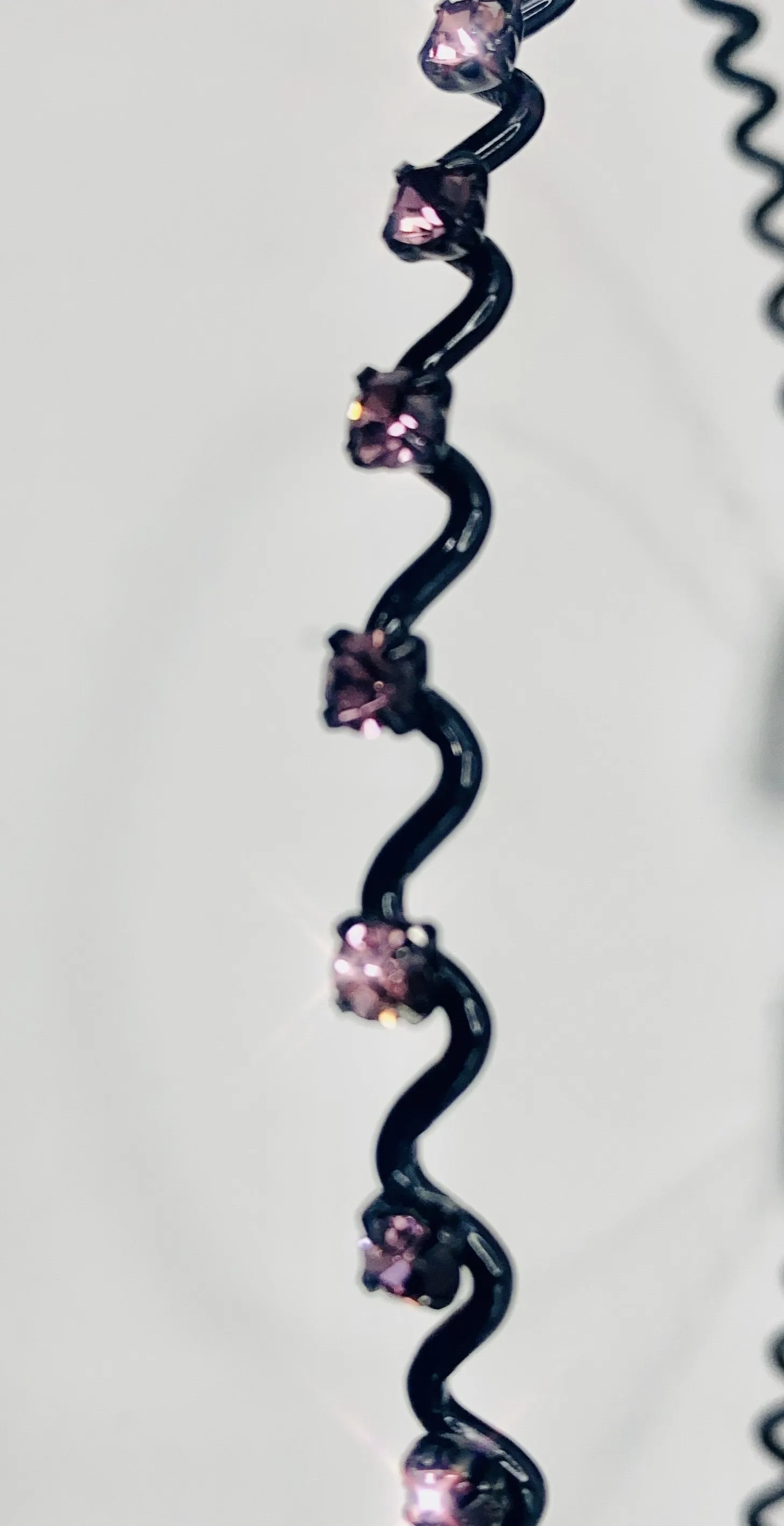 Jeweled Waves Thin Headband