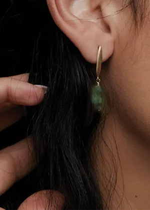 Julie Cohn | Grain Emerald Bronze Earring