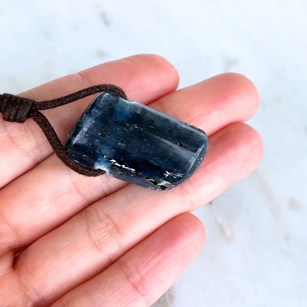 Kyanite OOAK Gemstone Pendant - Elegance in Blue