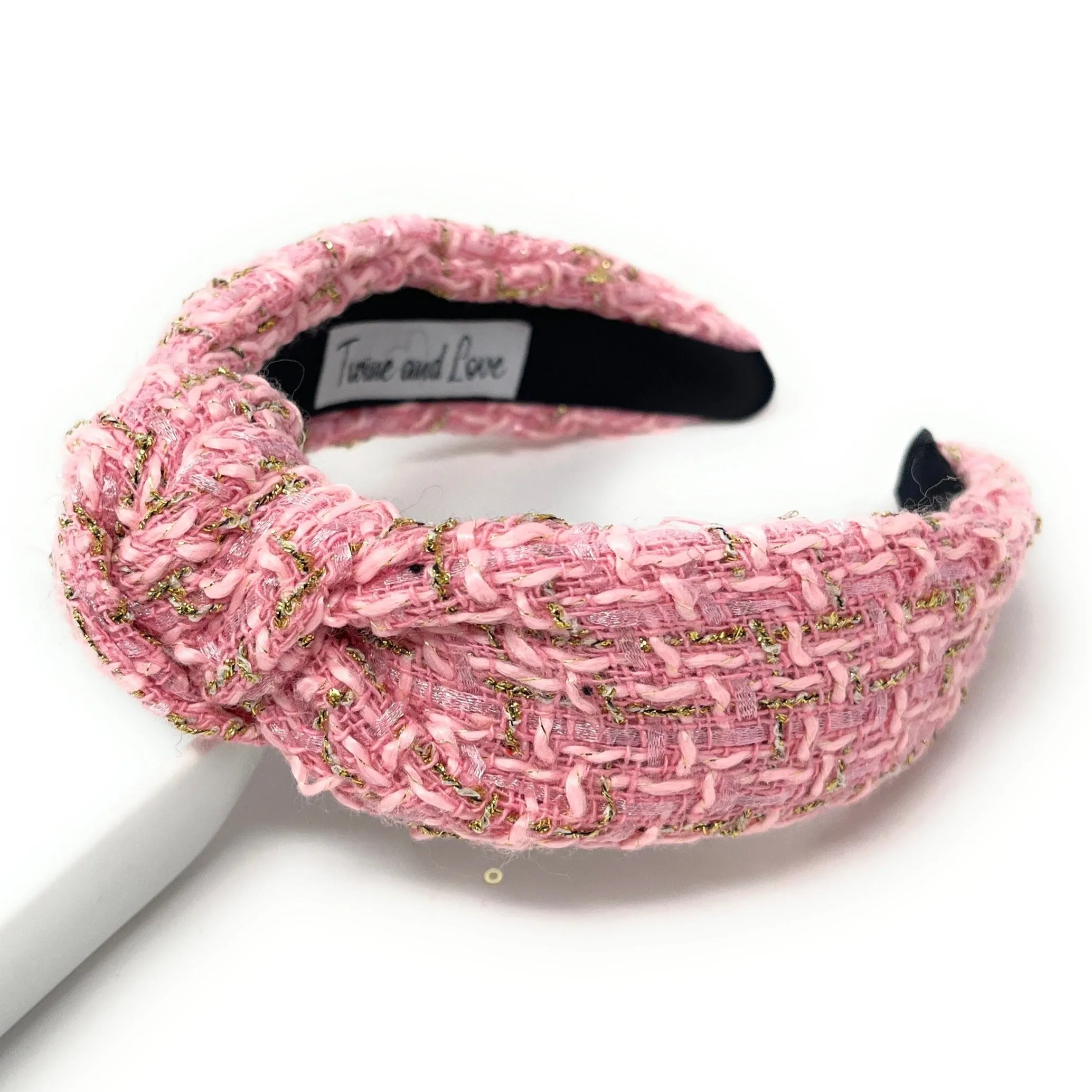 Leile Tweed Knot Headband