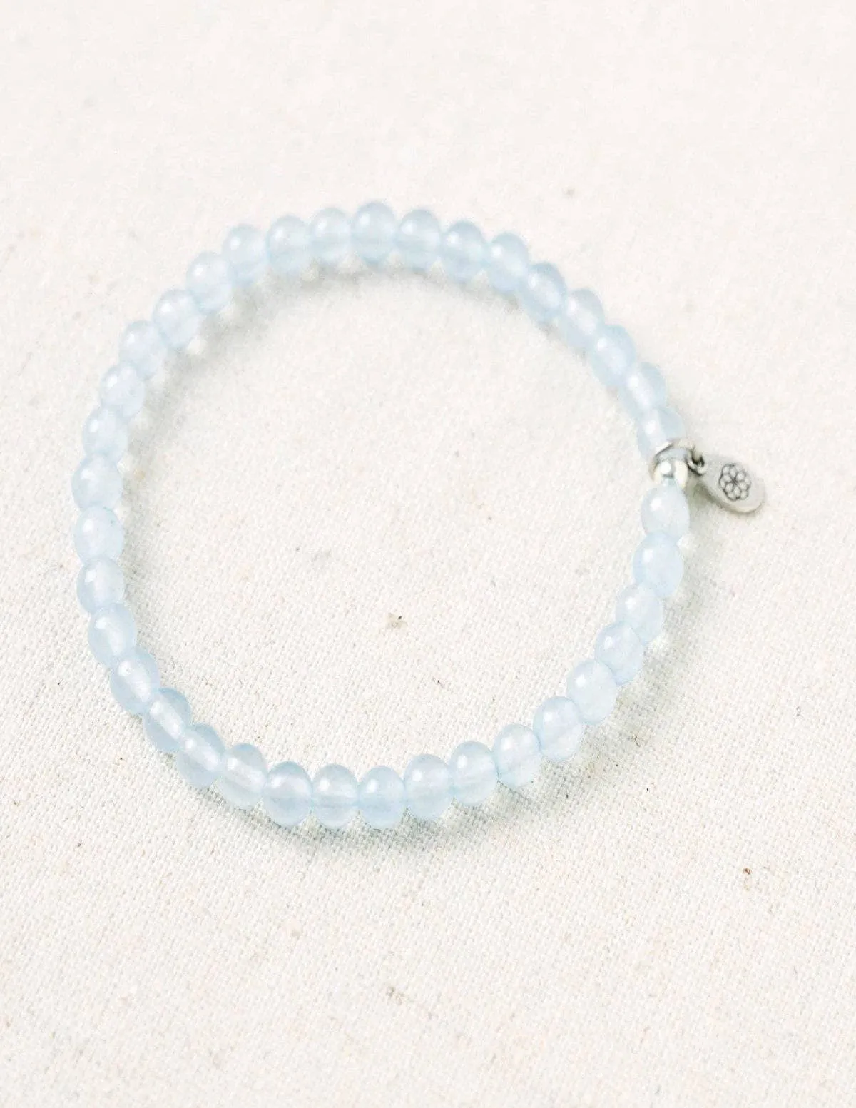 Light Blue Jade Mini Gemstone Bracelet