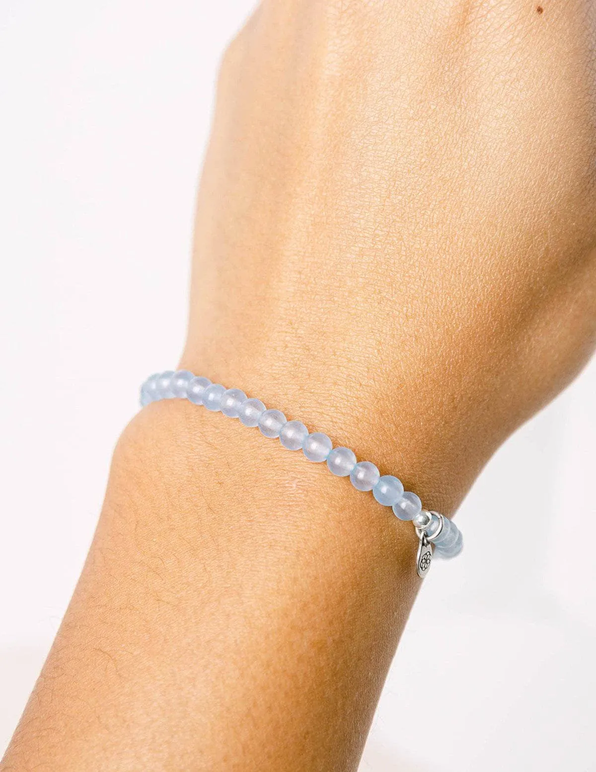 Light Blue Jade Mini Gemstone Bracelet