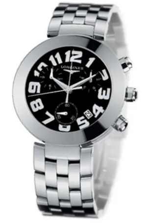 Longines Dolce Vita Chronograph Stainless Steel Ladies Watch L56774536