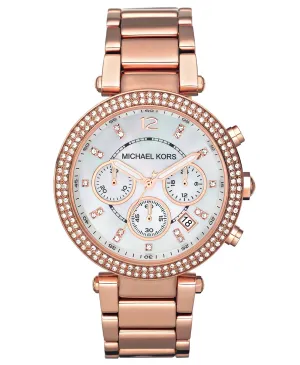 Michael Kors Women's Parker Rose Gold-Tone Watch