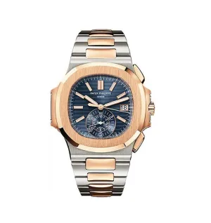 Nautilus Mens Steel and Gold Ref: 5980/1AR-001