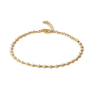 Nephelai Pearl Tennis Bracelet