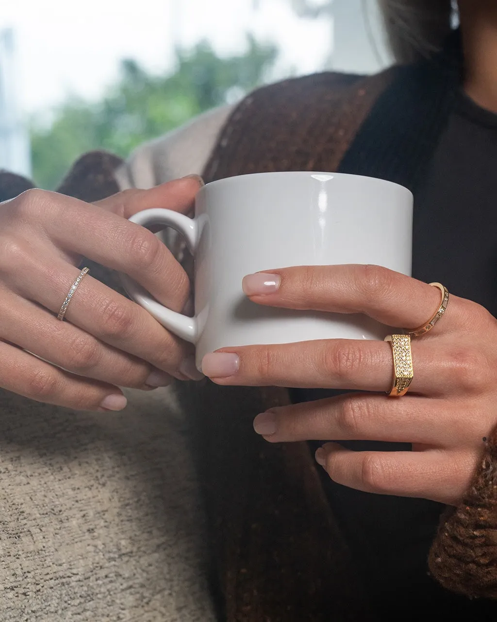 Noreen CZ Signet Ring