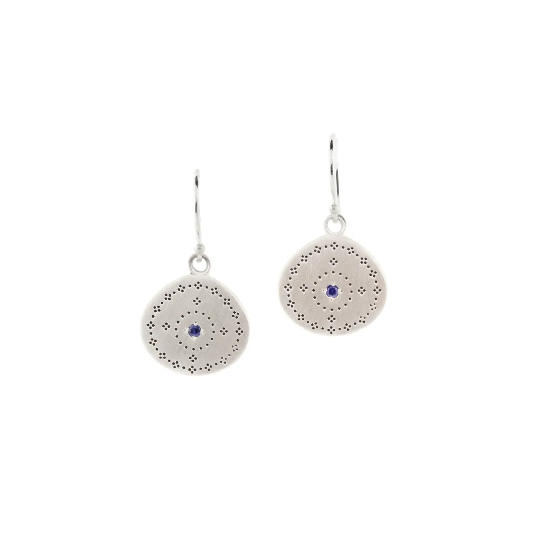 Nostalgia Earrings with Sapphire