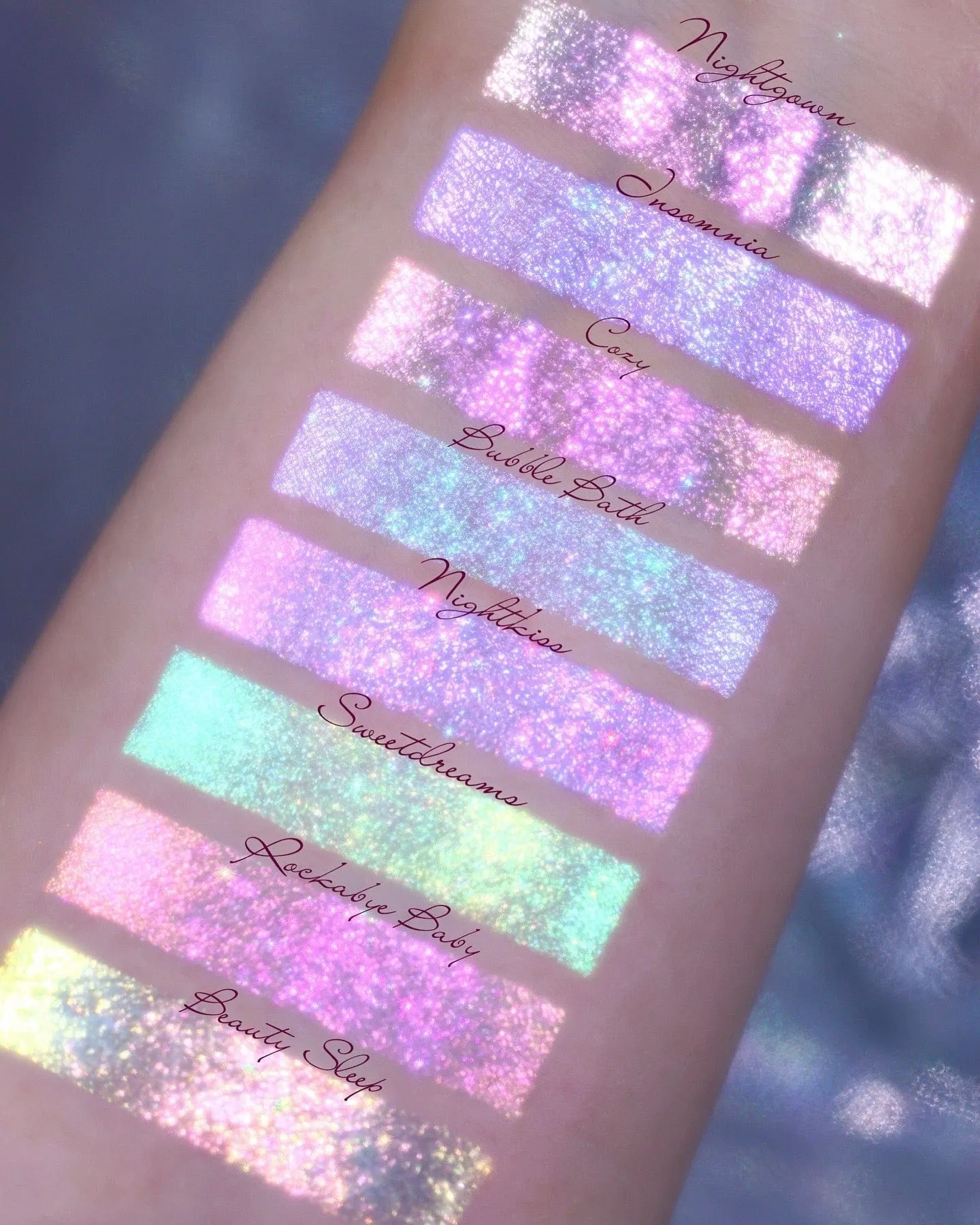 Opal Multichrome Loose Eyeshadows