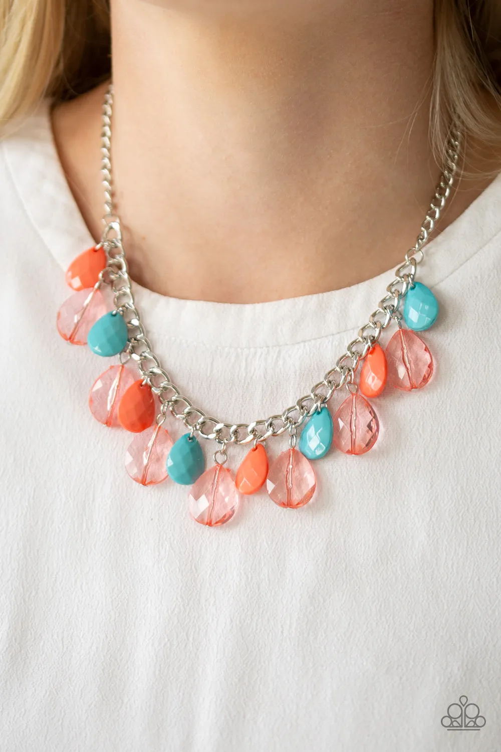 Paparazzi Necklace ~ Just TEAR-rific - Multi