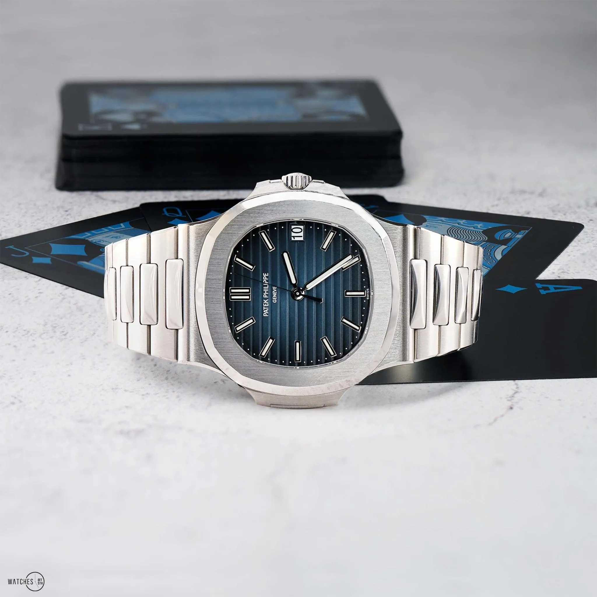 Patek Philippe Nautilus Stainless Steel/ Black-Blue Dial (Ref#5711/1A-010)