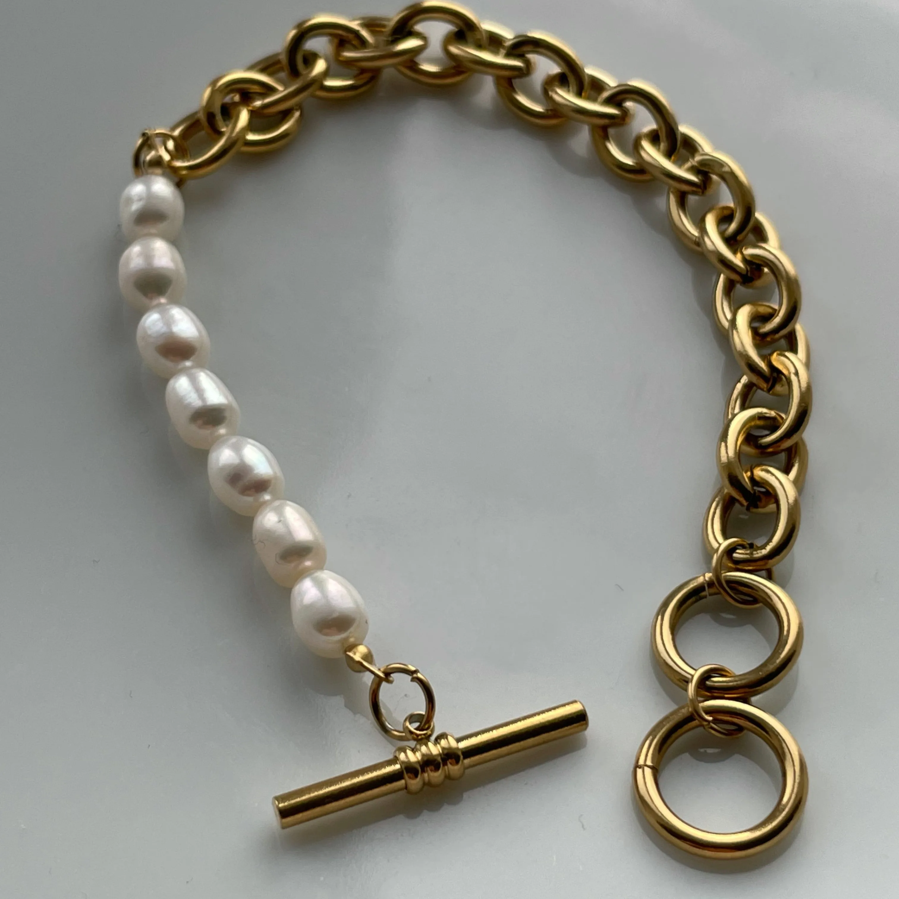 Pearl Chain Bracelet