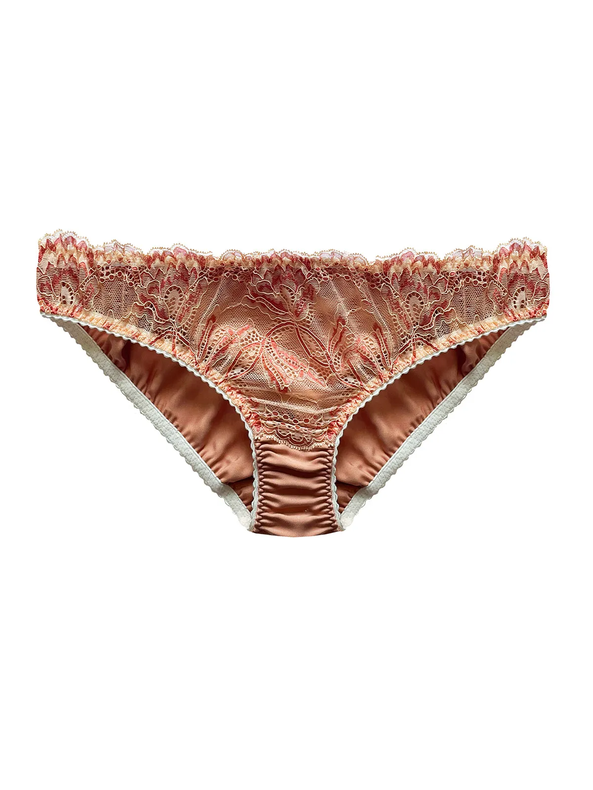 Penny Coral Organic Bamboo Silk Knicker