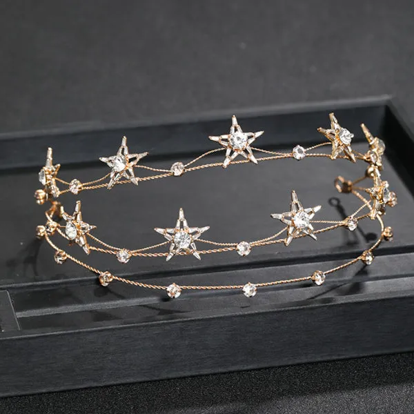 Pentagram Rhinestone Headband 五角星水鑽頭箍 HA20017