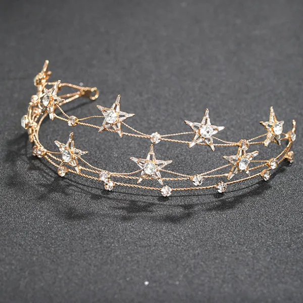 Pentagram Rhinestone Headband 五角星水鑽頭箍 HA20017