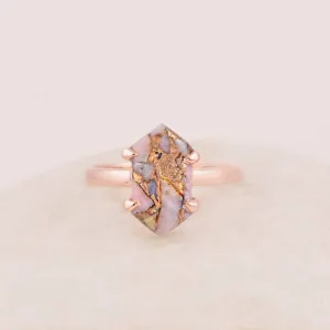 Pink and Purple Opal Ring