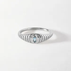 Reflect Signet Ring - Silver