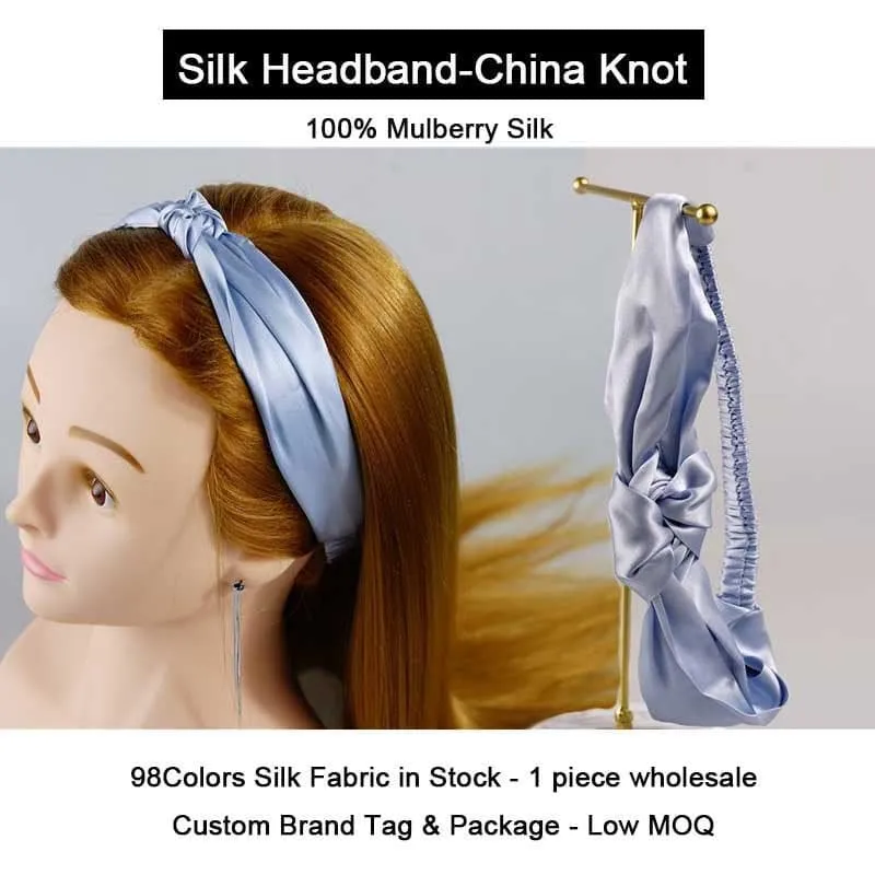 Silk Knot Headband - custom and wholesale