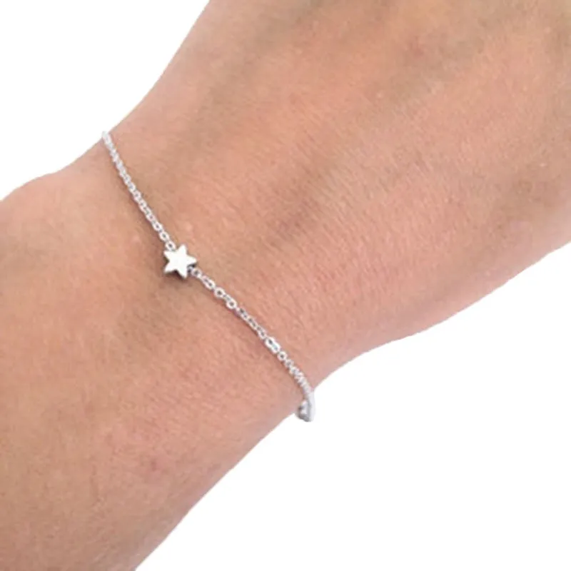 Simple Five-Pointed Star Bracelet For Ladies